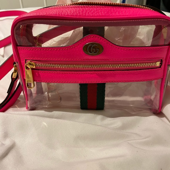❌SOLD❌ Authentic Gucci Leather Clear Mini Ophidia - Picture 3 of 3